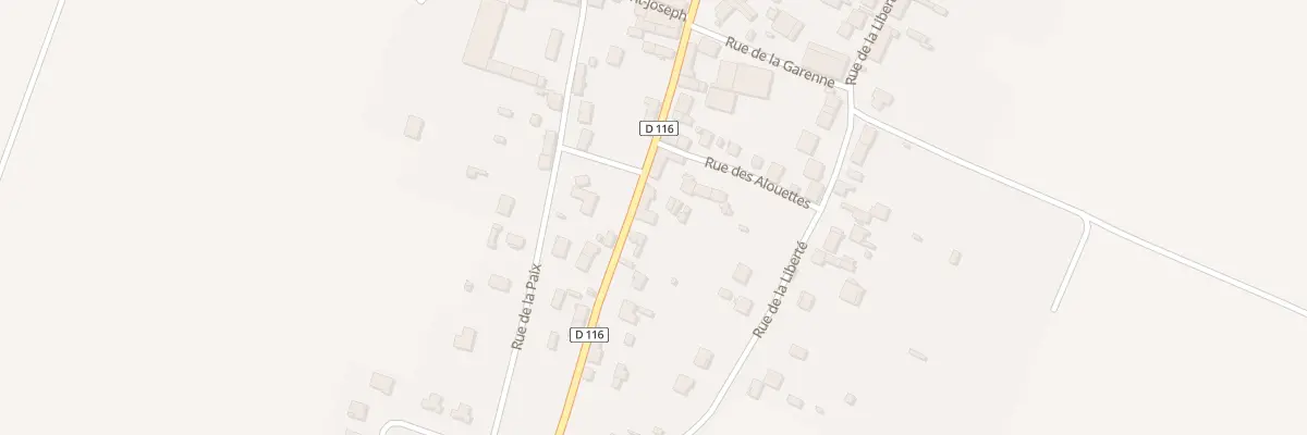 Plan du 16 Rue de la République à Origny-le-Sec