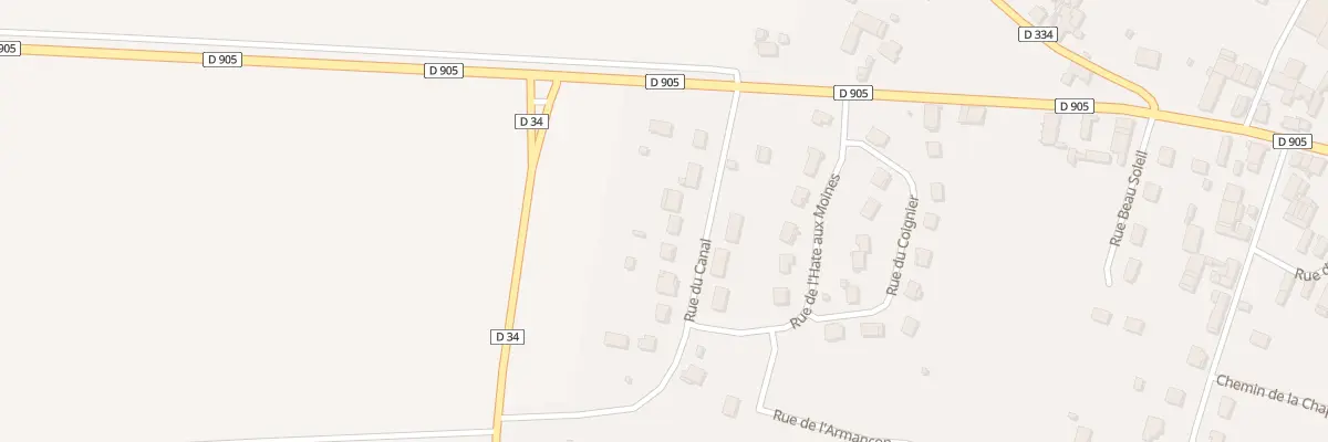 Plan du 10 Rue du Canal à Germigny