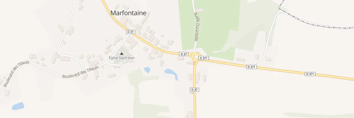 Plan du 1 Av de l’Europe à Marfontaine