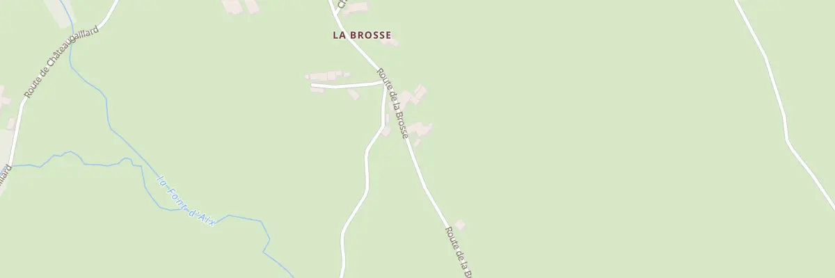 Plan du 380 Rte de la Brosse à Chausseterre