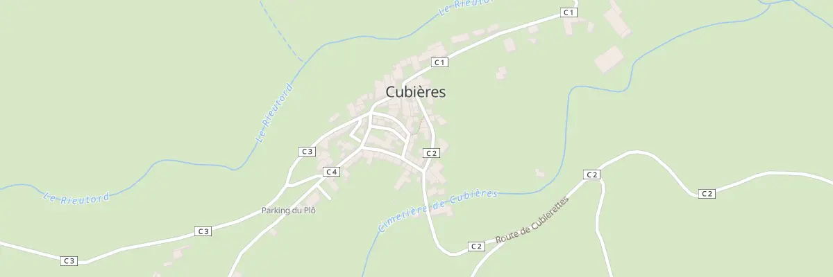 Plan du 5316 Village de Cubieres à Cubières