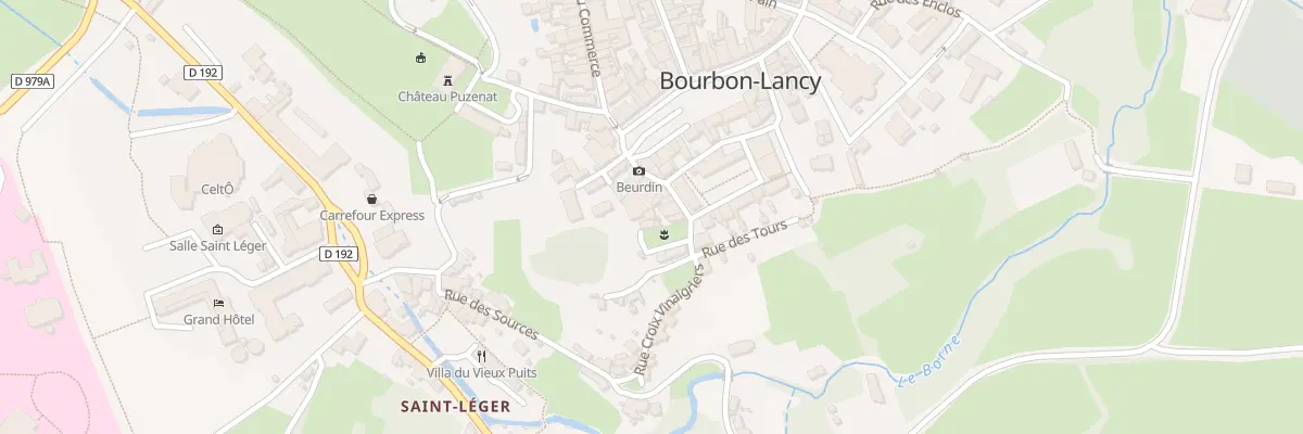Plan du 2 Rue de la Collégiale à Bourbon-Lancy