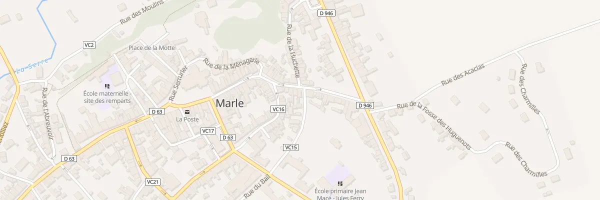 Plan du 28 Rue Notre-Dame à Marle