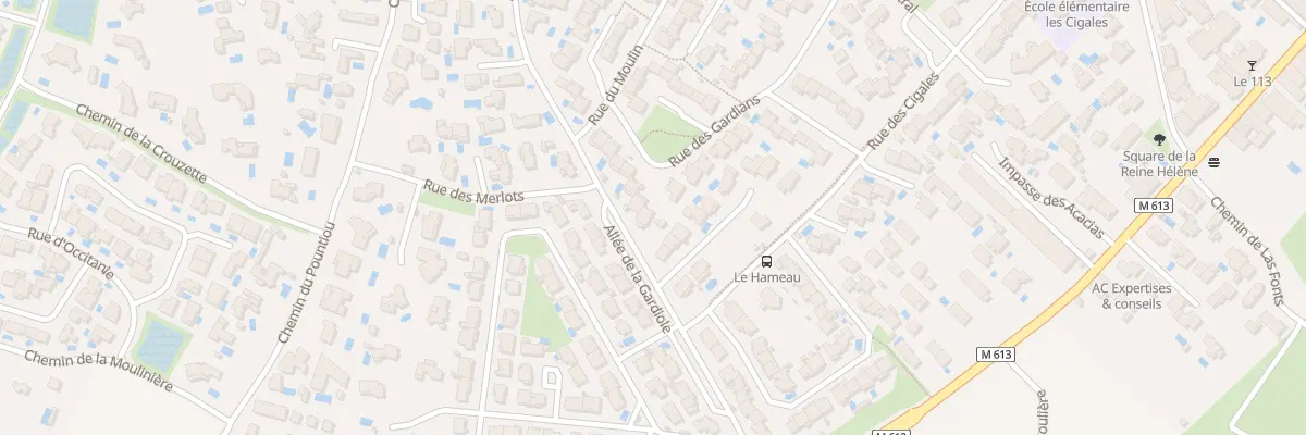 Plan du 23 Rue des Gardians à Fabrègues