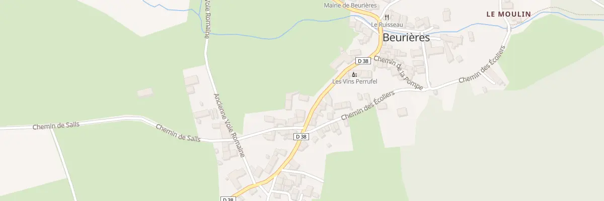 Plan du 5023 Le Bourg à Beurières