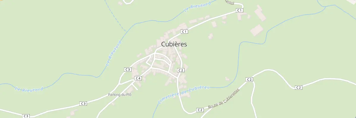 Plan du 5352 Village de Cubieres à Cubières