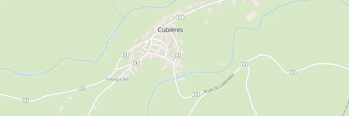 Plan du 5028 Village de Cubieres à Cubières