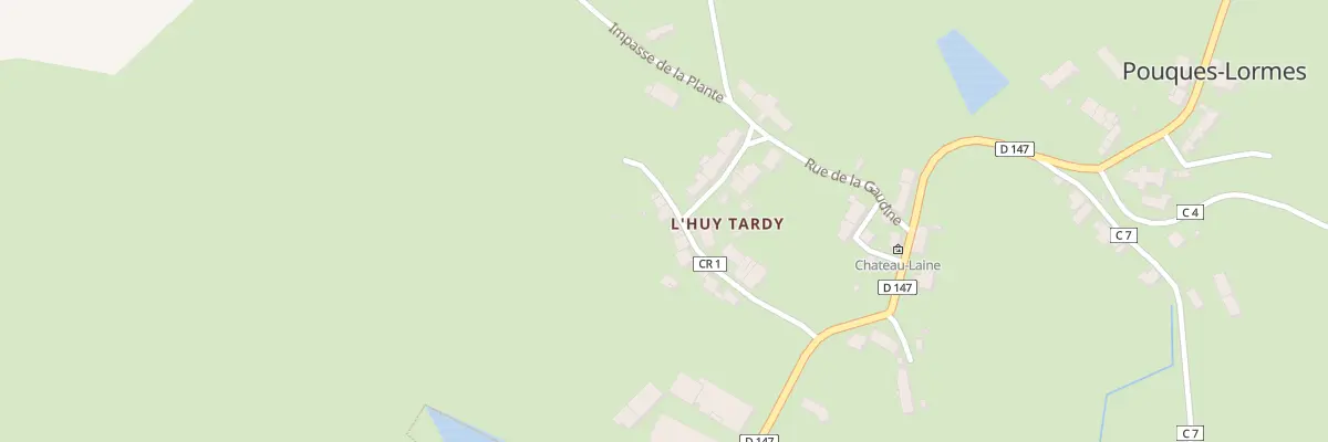 Plan du 5000 L’Huy Tardy à Pouques-Lormes