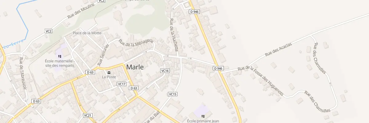 Plan du 30 Rue Notre-Dame à Marle