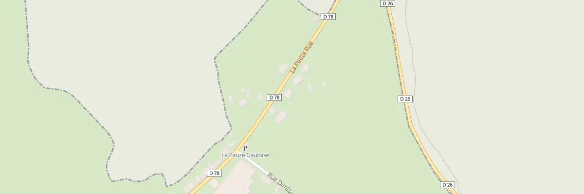 Plan du 40 La Petite Rue à Esquéhéries
