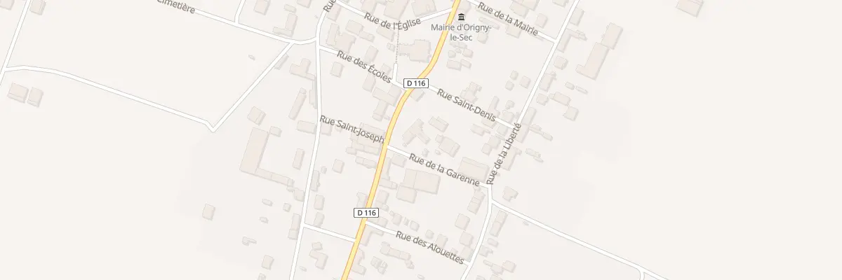 Plan du 36 Rue de la République à Origny-le-Sec