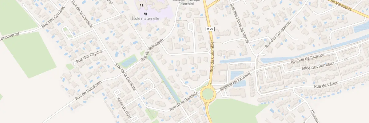 Plan du 10 Rue des Vialettes à Saussan