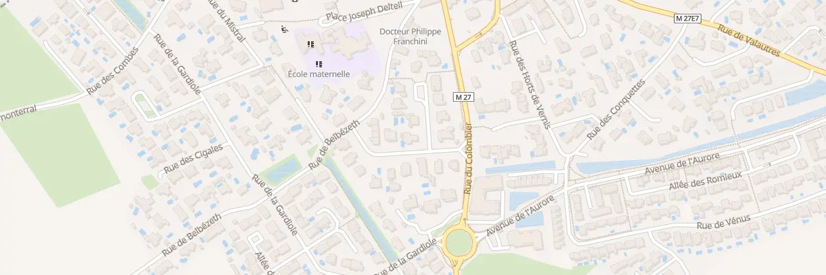 Plan du 5 Rue des Vialettes à Saussan