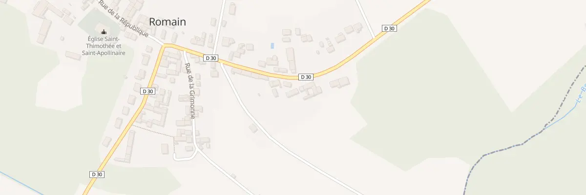 Plan du 20 Rte de Ventelay à Romain