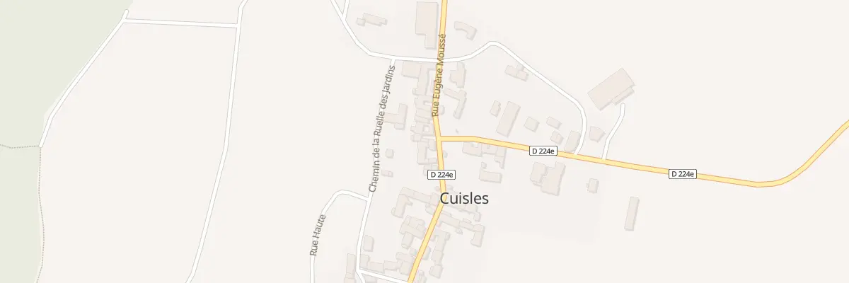 Plan du 3 Pl des Fetes à Cuisles