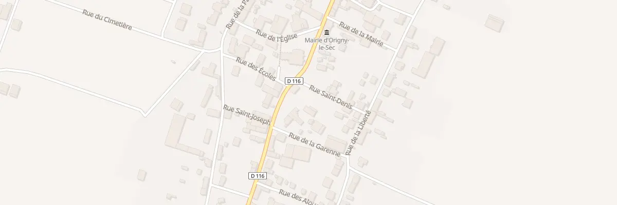 Plan du 2 Rue Saint Denis à Origny-le-Sec