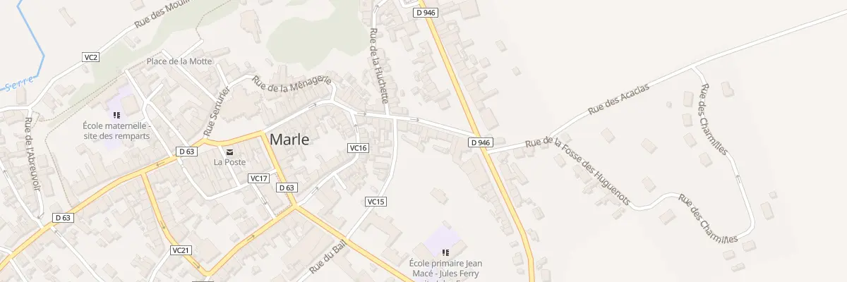 Plan du 40 Rue Notre-Dame à Marle