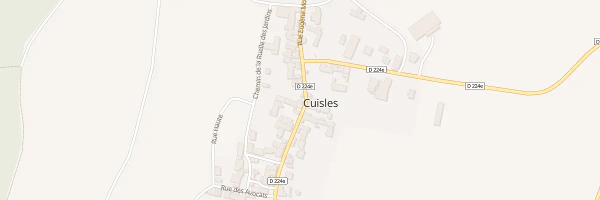 Plan du 21 Rue du General de Gaulle à Cuisles