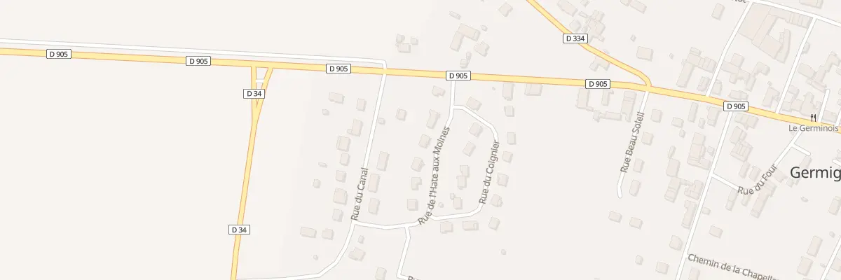 Plan du 6 Rue de l’Hate aux Moines à Germigny