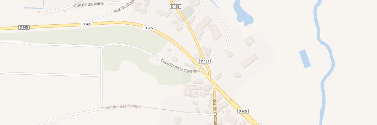 Plan du 2 Che de la Garenne à Chablis