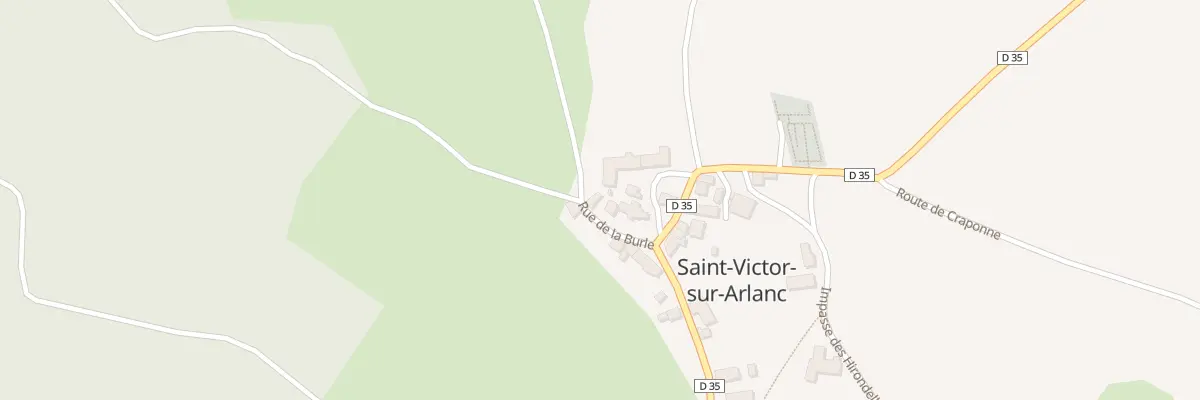 Plan du 2 Rue de la Burle à Saint-Victor-sur-Arlanc