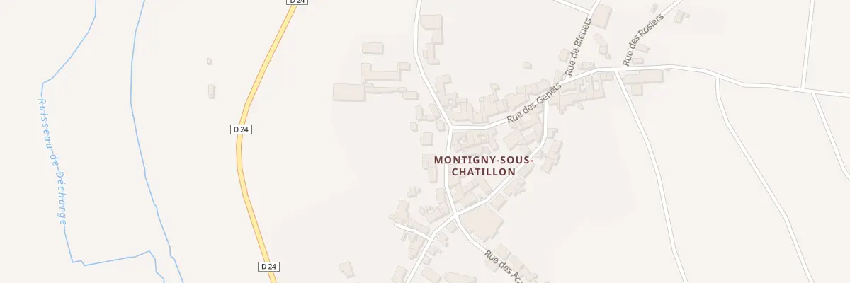 Plan du 7 Rue des Lilas à Châtillon-sur-Marne