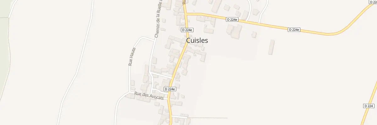 Plan du 12 Rue du General de Gaulle à Cuisles
