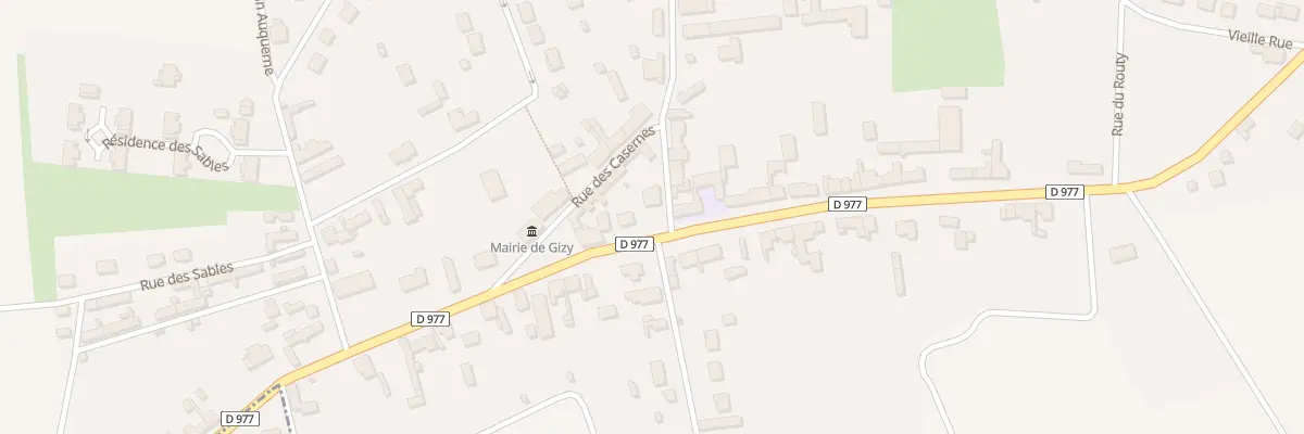 Plan du 1B Rue de la Poste à Gizy