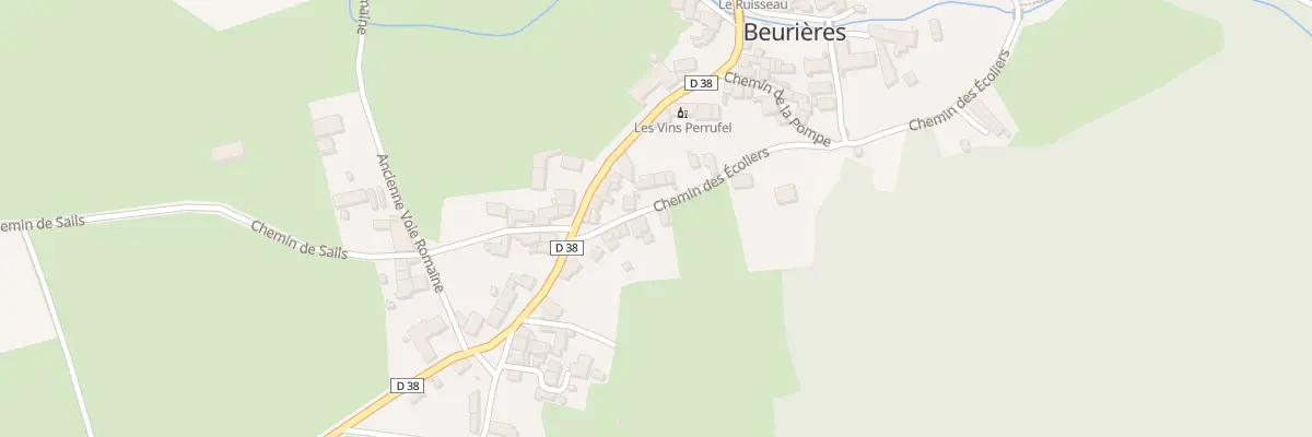 Plan du 5042 Le Bourg à Beurières