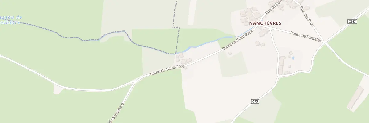 Plan du 16 Rte de Saint Pere (Nanchevre) à Saint-Père