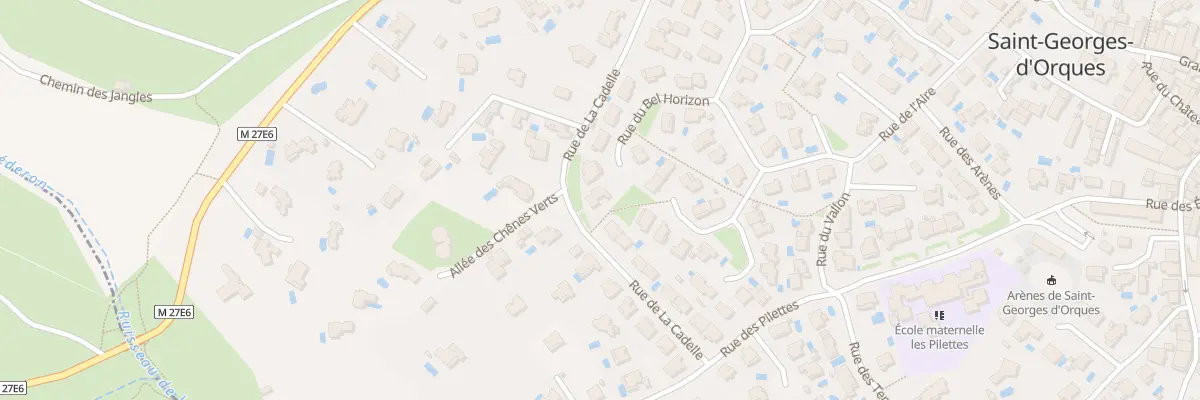Plan du 36 Rue Bel Horizon à Saint-Georges-d’Orques