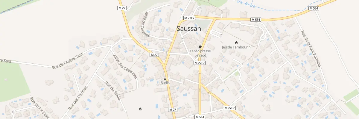Plan du 6 Rue des Aires à Saussan