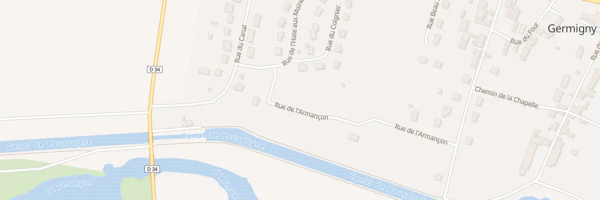 Plan du 5 Rue de l’Armancon à Germigny