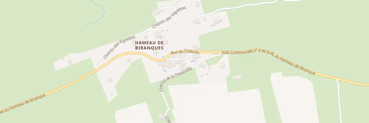 Plan de la Rue du Cros à Notre-Dame-de-Londres