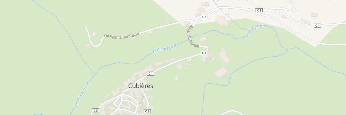 Plan du 5200 Village de Cubieres à Cubières