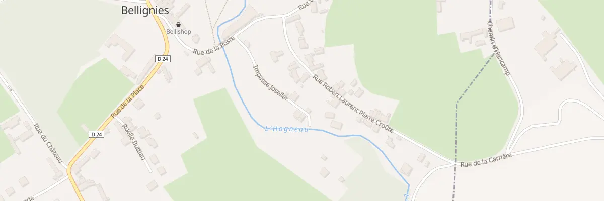 Plan du 1 Imp Joselier à Bellignies