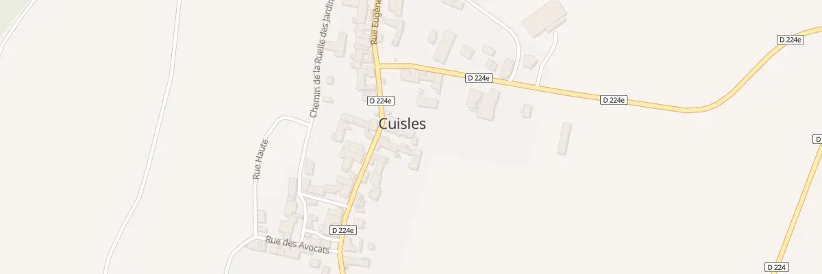 Plan du 22 Rue du General de Gaulle à Cuisles