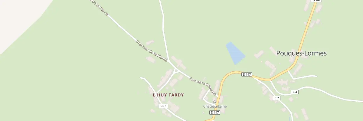 Plan du 33 L’Huy Tardy à Pouques-Lormes