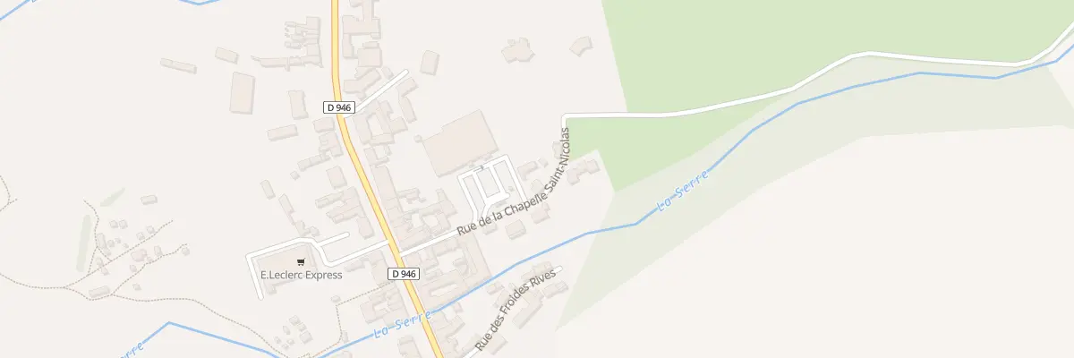 Plan du 7 Rue de la Chapelle St Nicolas à Marle