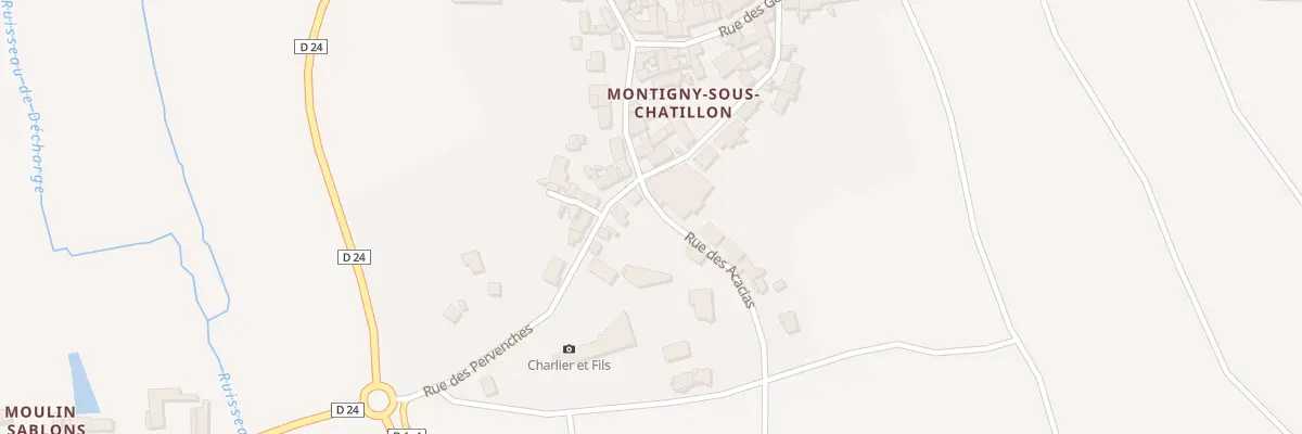 Plan du 2 Rue des Acacias à Châtillon-sur-Marne