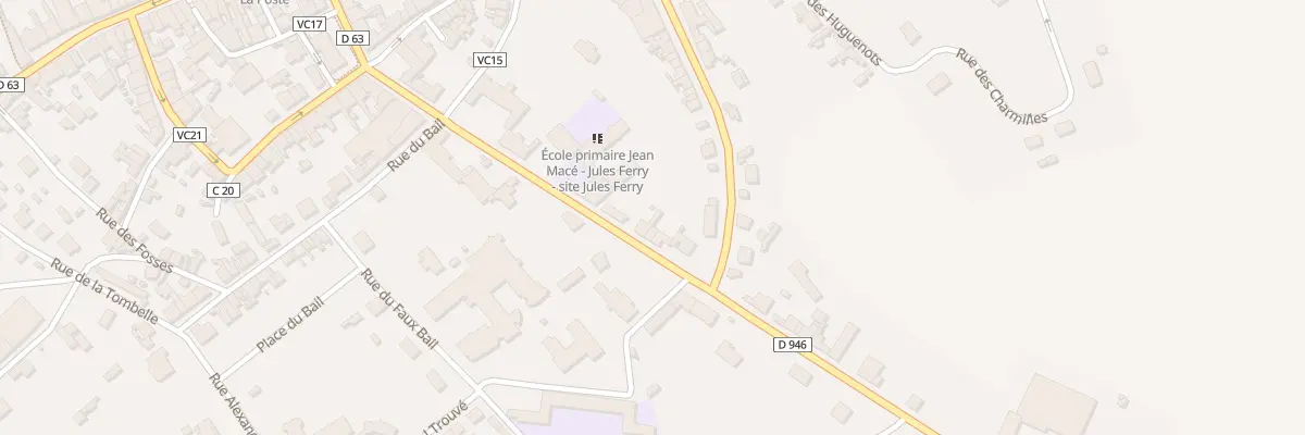 Plan du 311 Rue Desains à Marle