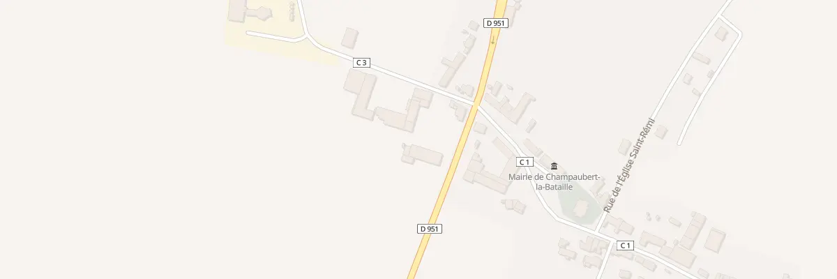 Plan du 44 Rue du Chateau à Champaubert