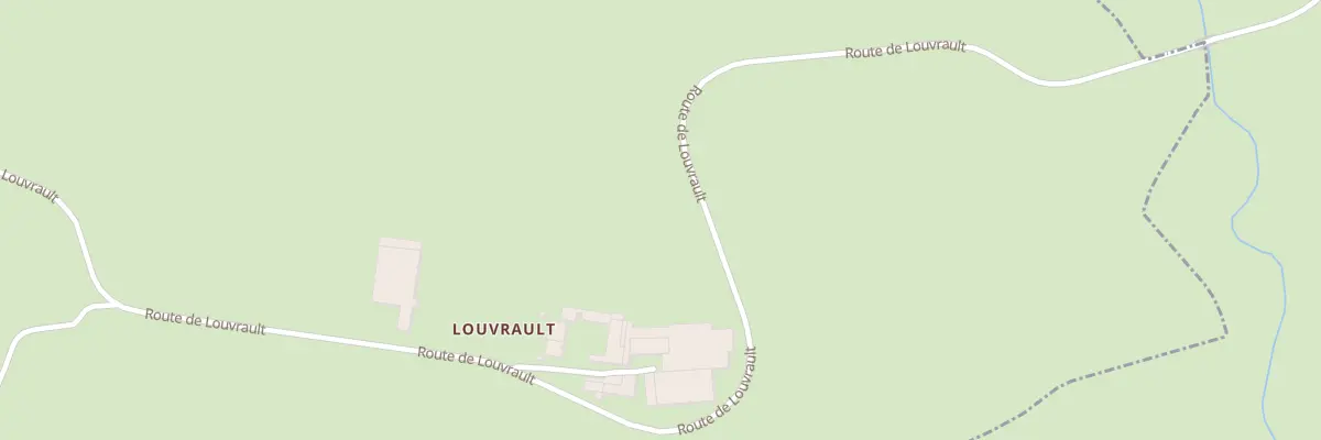 Plan du 17 Rte de Louvrault à Chougny