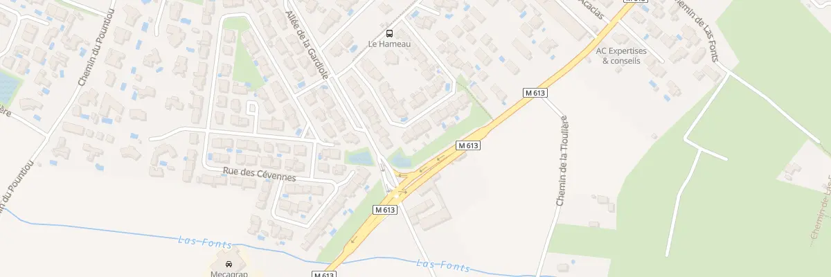 Plan du 28 Rue du Lavandin à Fabrègues