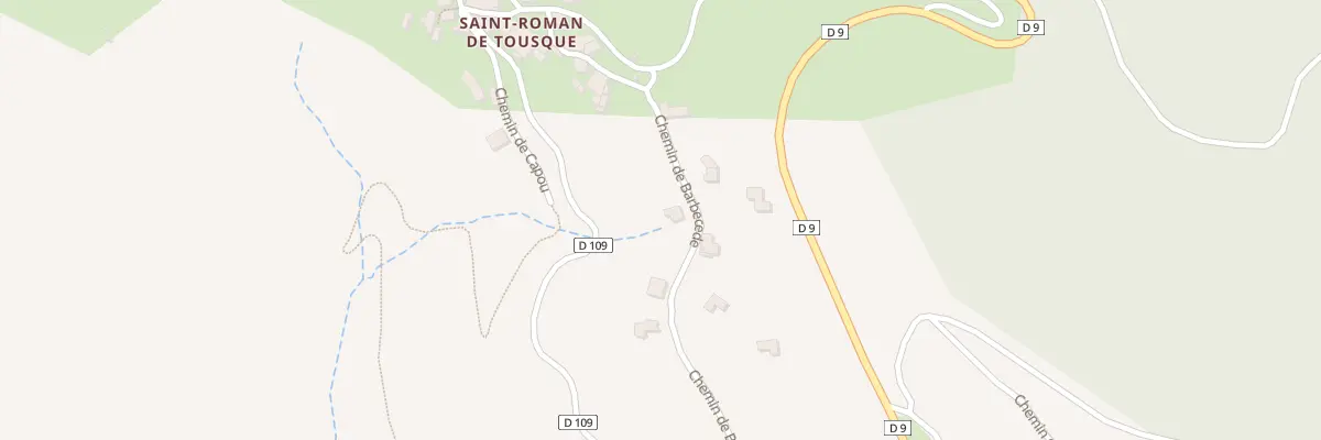 Plan du 5362 St Roman de Tousque à Moissac-Vallée-Française