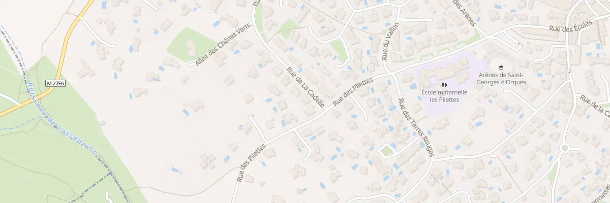 Plan du 3 Rue de la Cadelle à Saint-Georges-d’Orques
