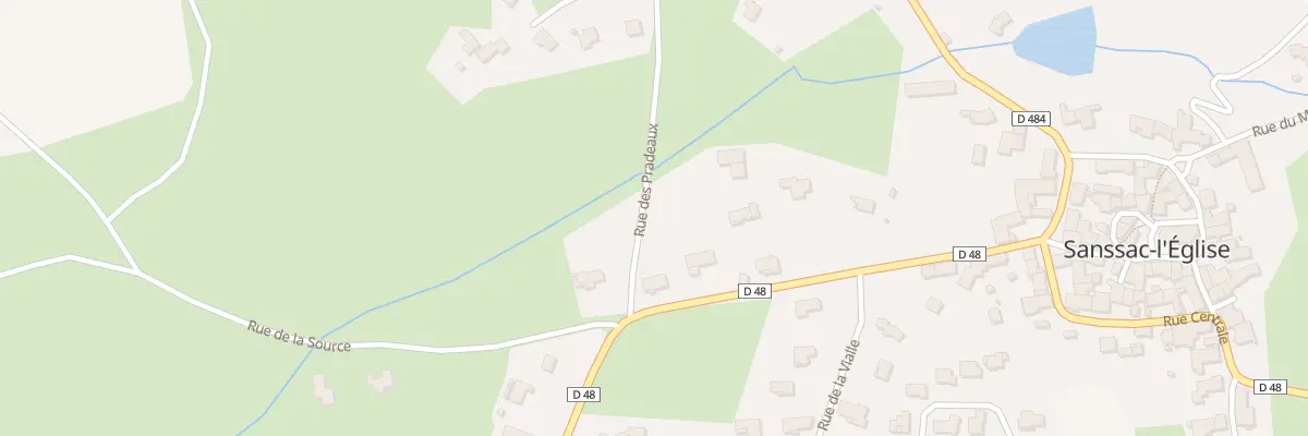 Plan du 18 Rte de Saint-Rémy à Sanssac-l’Église