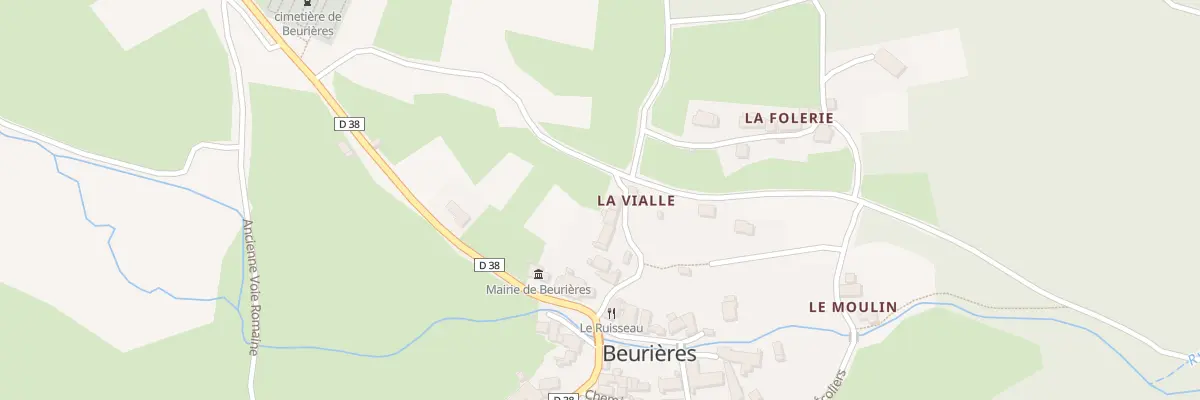 Plan du 5077 Le Bourg à Beurières