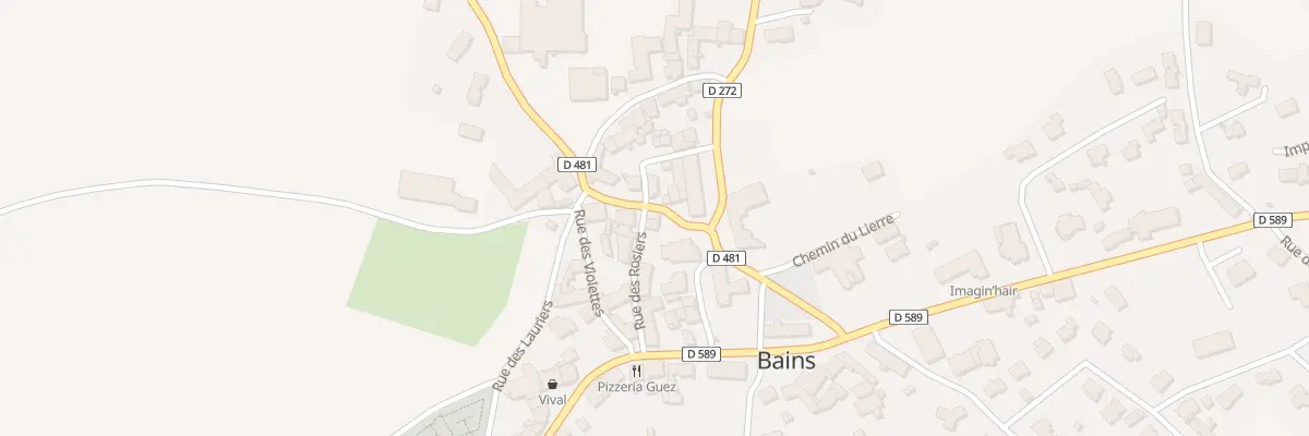 Plan du 4 Pl de l’Eglise à Bains