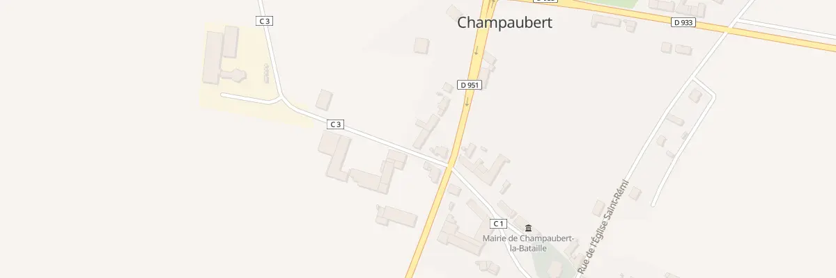 Plan du 27 Rue du Chateau à Champaubert